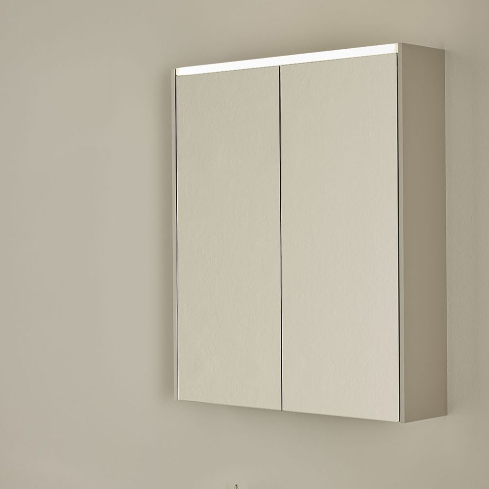 Spegelskåp Hafa Shift Färg: Beige, Bredd: 600