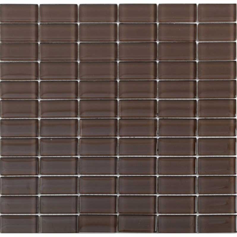 Kristallmosaik Arredo Blank Brun 30x30 cm