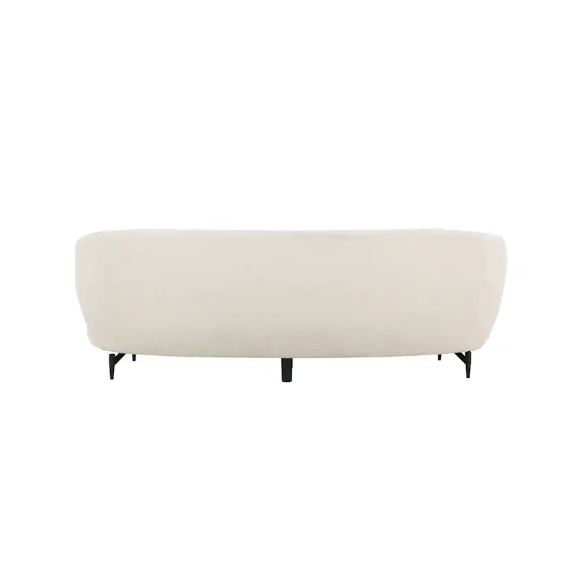3-sitssoffa Venture Home Luna Boucle Vit
