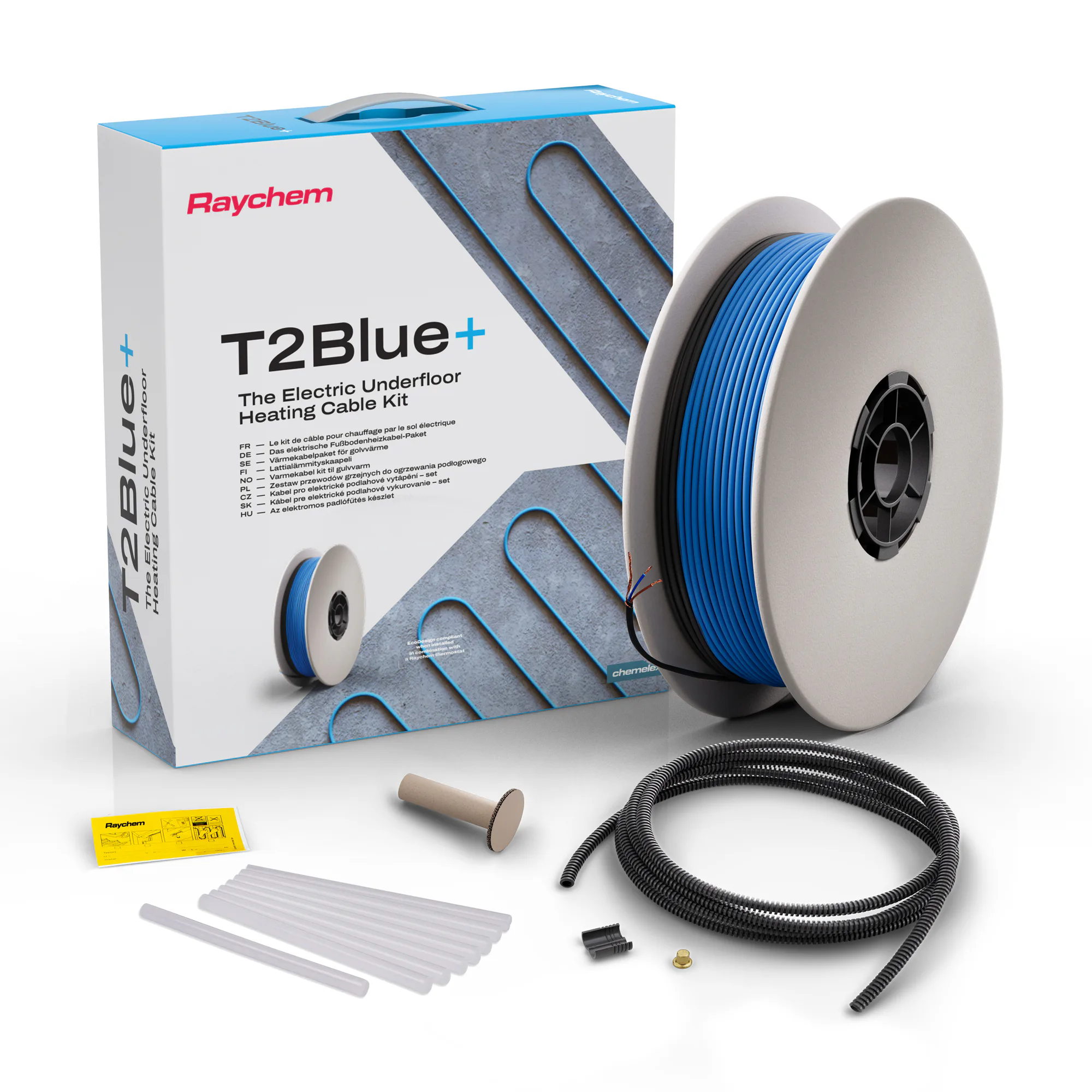 VÄRMEKABEL T2BLÅ+12 10M R-BL12P-10M-120W/T0 10 m