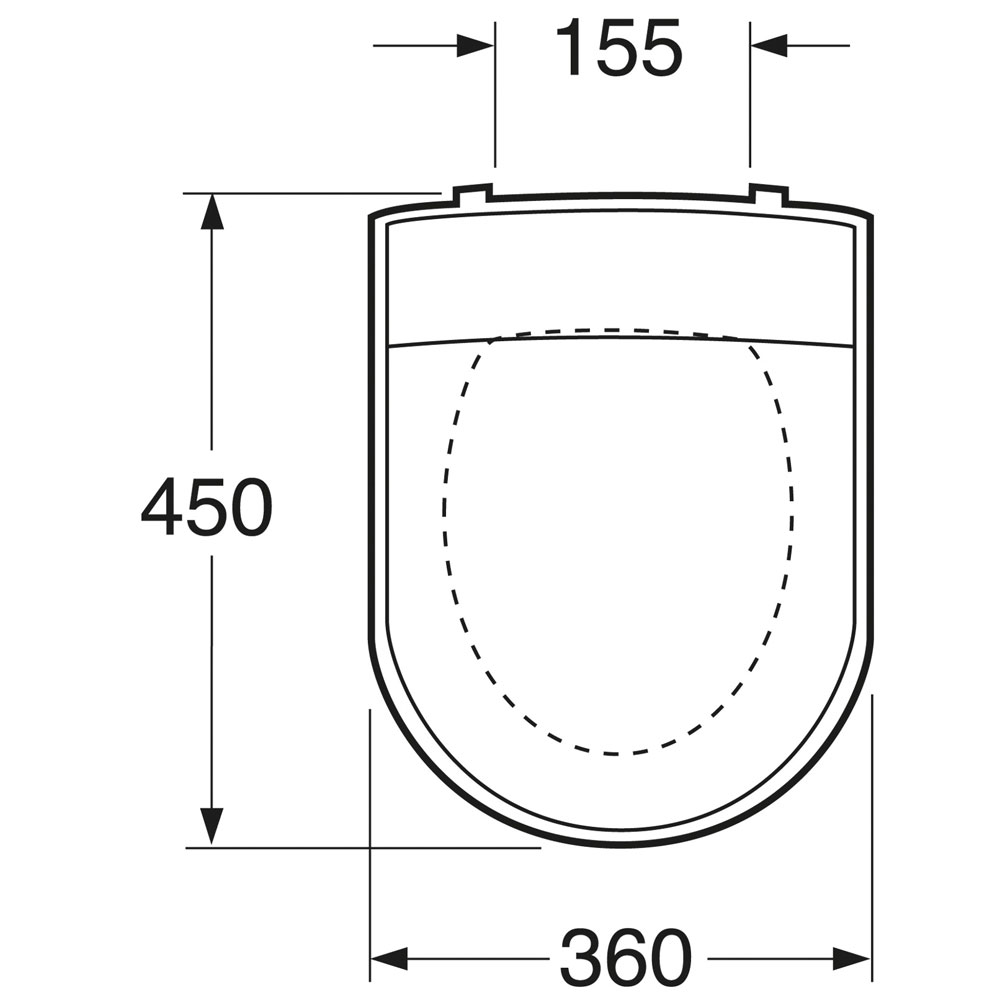 Toalettsits Gustavsberg Logic 9M01 Vit Hårdsits