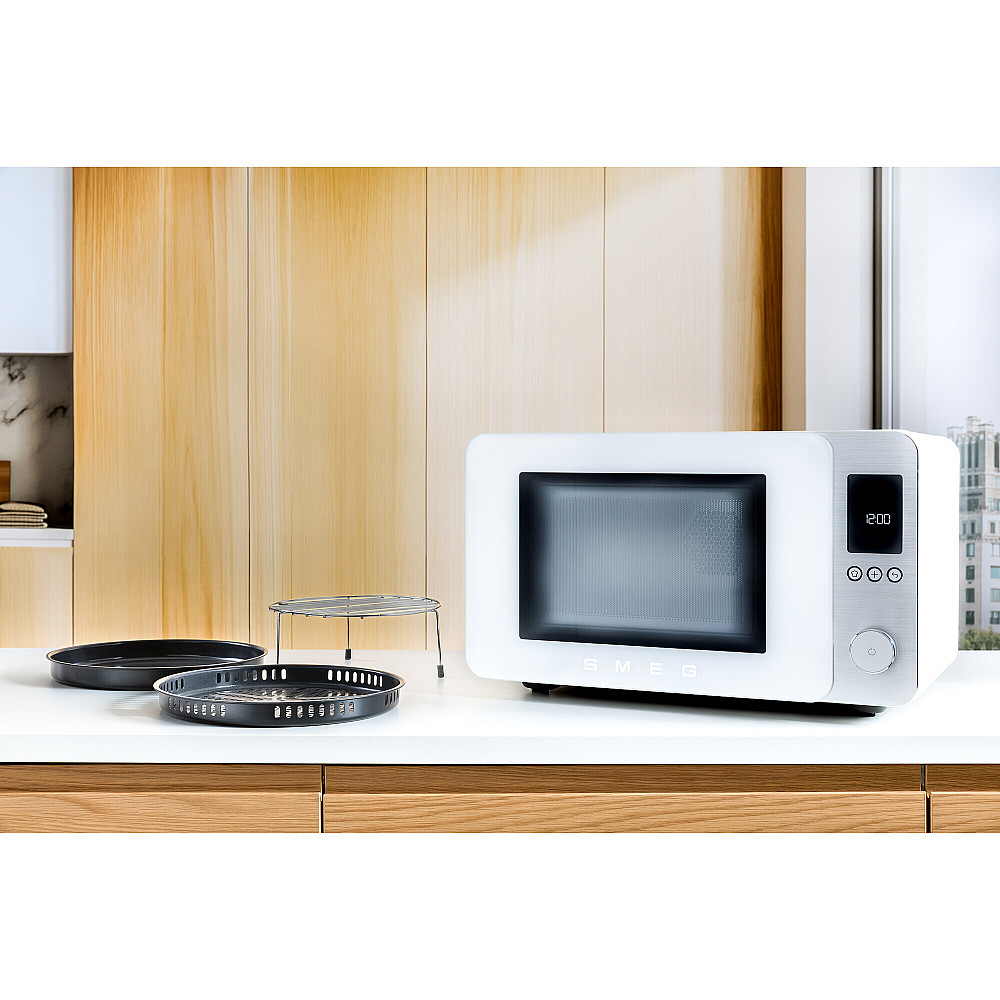 Fristående mikrovågsugn Smeg MOC02WHMEU