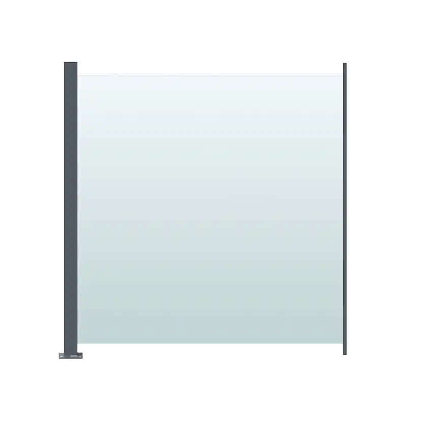 Glasräcke Hortus Klarglas Inkl Modul & Stolpe 100 x 100 cm