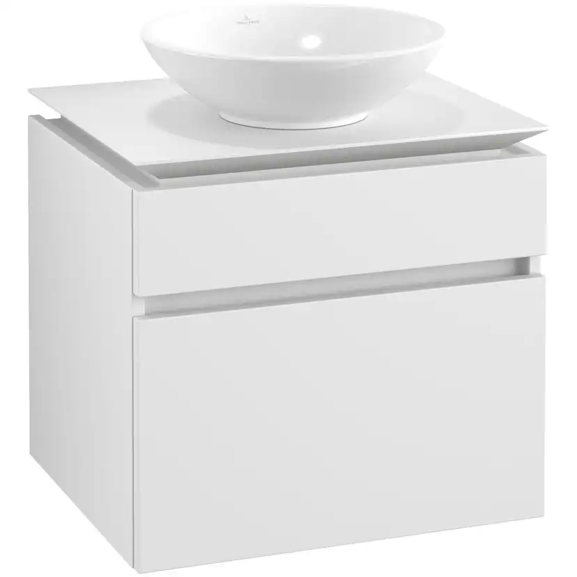 Tvättställsskåp Villeroy & Boch Legato 600 med 2 Lådor för Ytmonterat Tvättställ