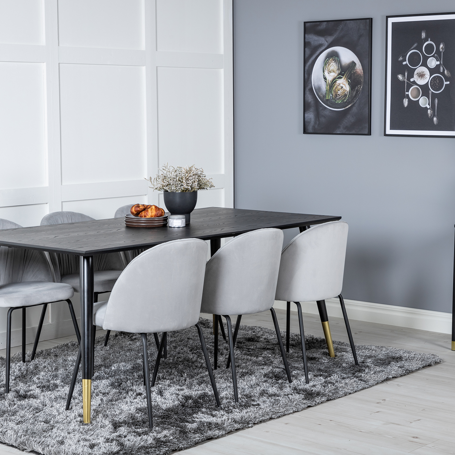 Matgrupp Venture Home Disa med 6 Wrigley Stolar