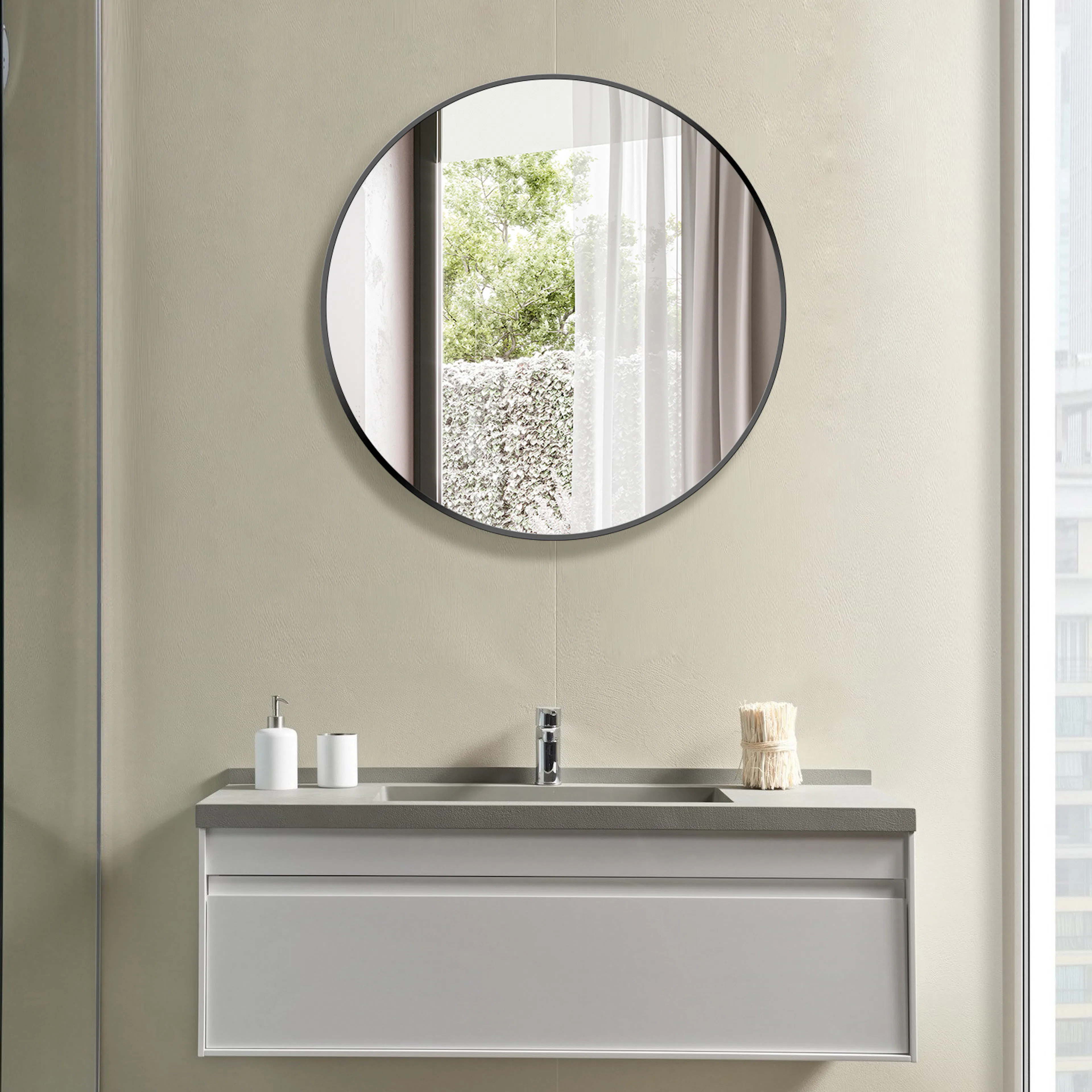 Mirror Bathlife GLAM 80/CN GO (MBMS) Aluminium 800 mm