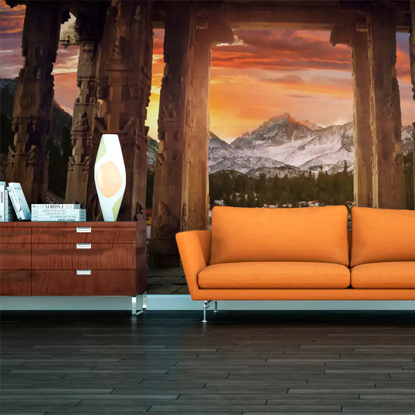 Fototapet XXL Arkiio Trail of rocky temples 550x270 cm