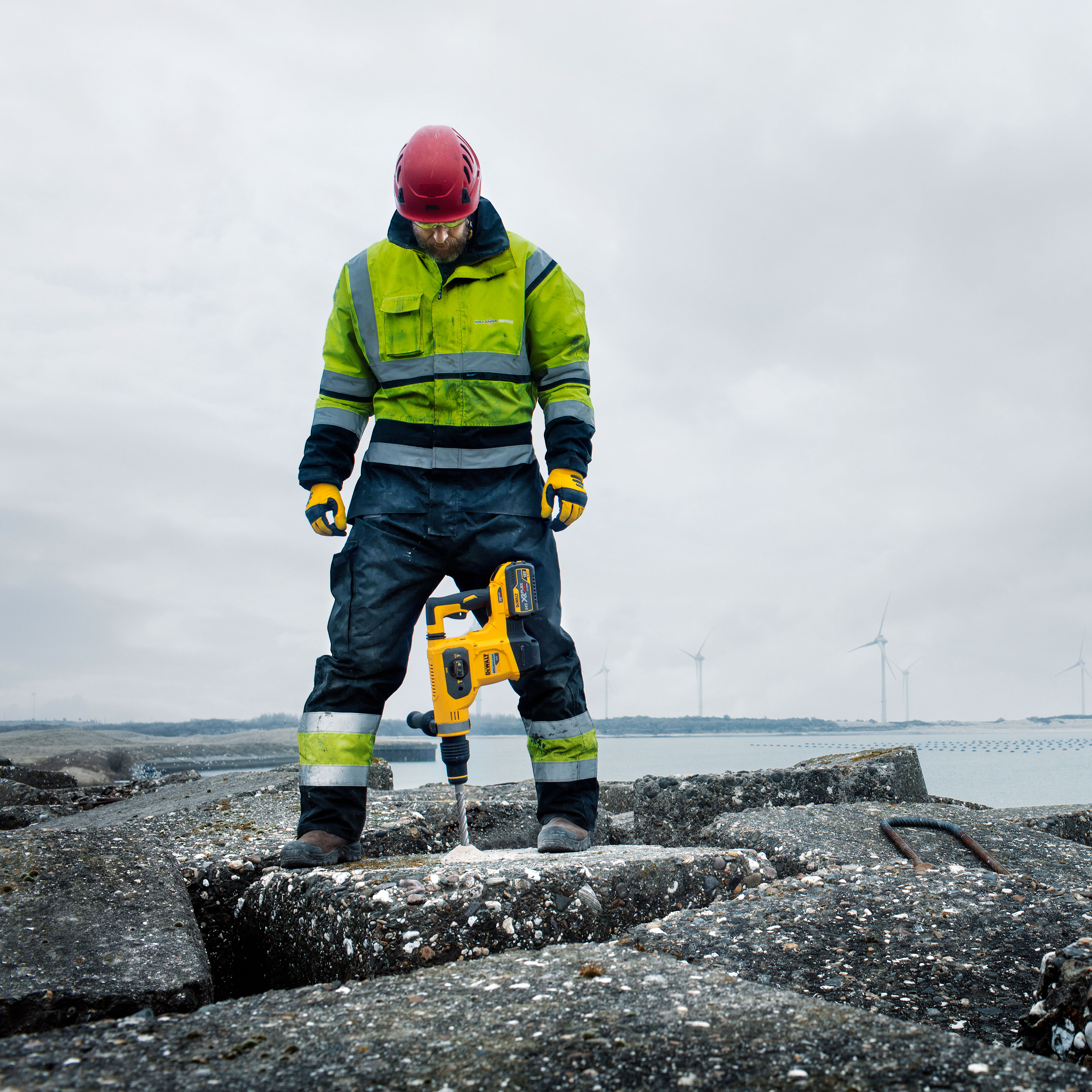 Borrhammare Dewalt DCH481N-XJ Utan batteri och laddare 54 V