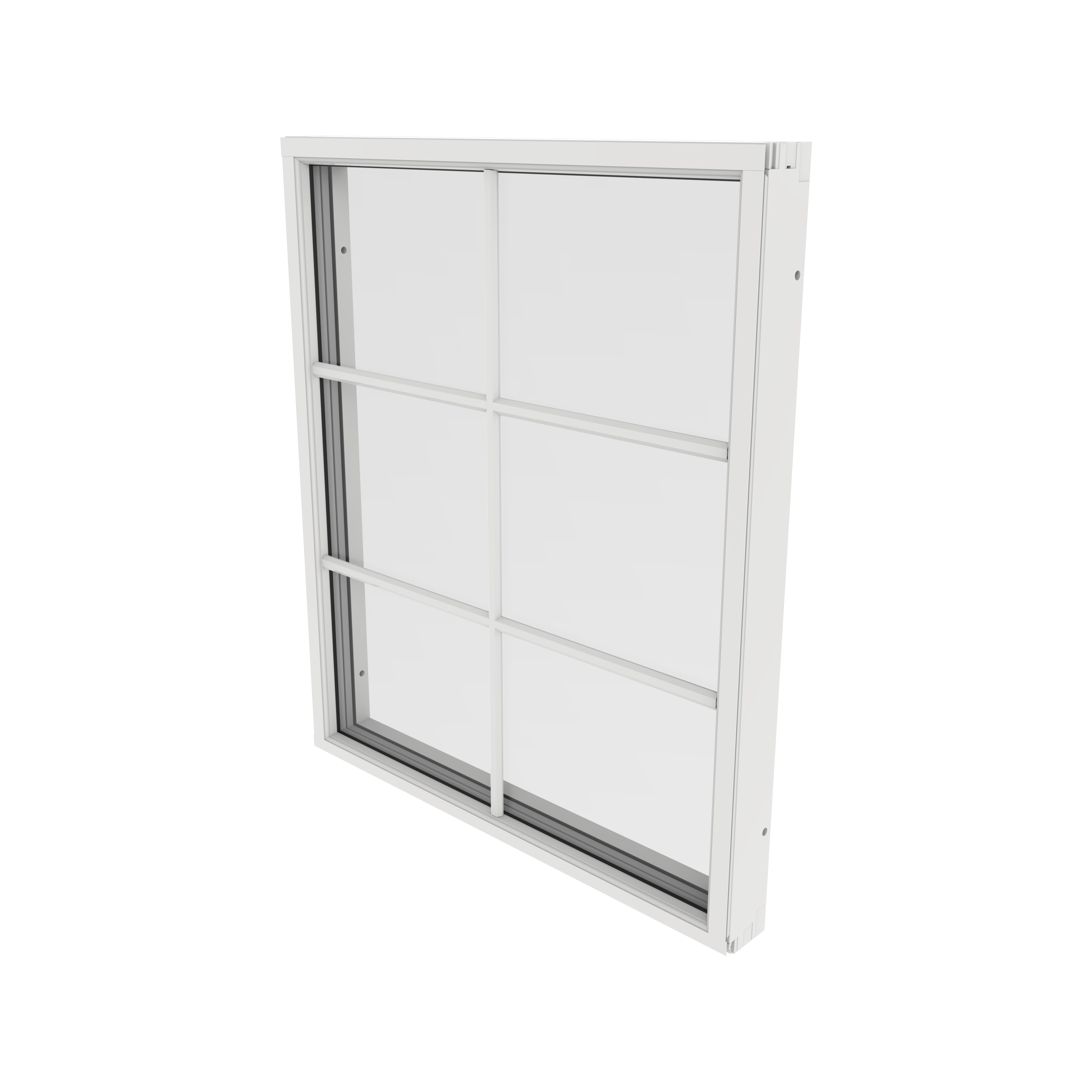 Fast Fönster Outline Trä/Aluminium Lagerfört