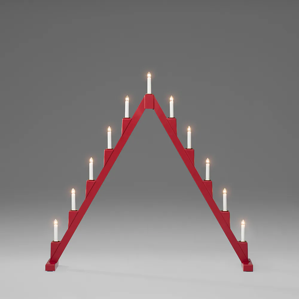Adventsljusstake Gnosjö Konstsmide 11L Vikbar