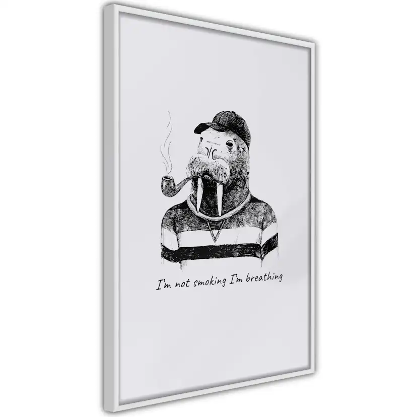Poster Artgeist Affisch I'm Not Smoking. I'm Breathing