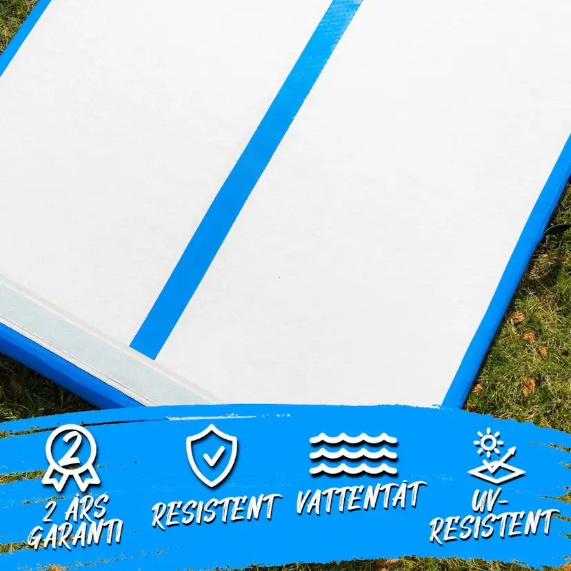 Gymnastikmatta React AirTrack Med Handpump 2-pack