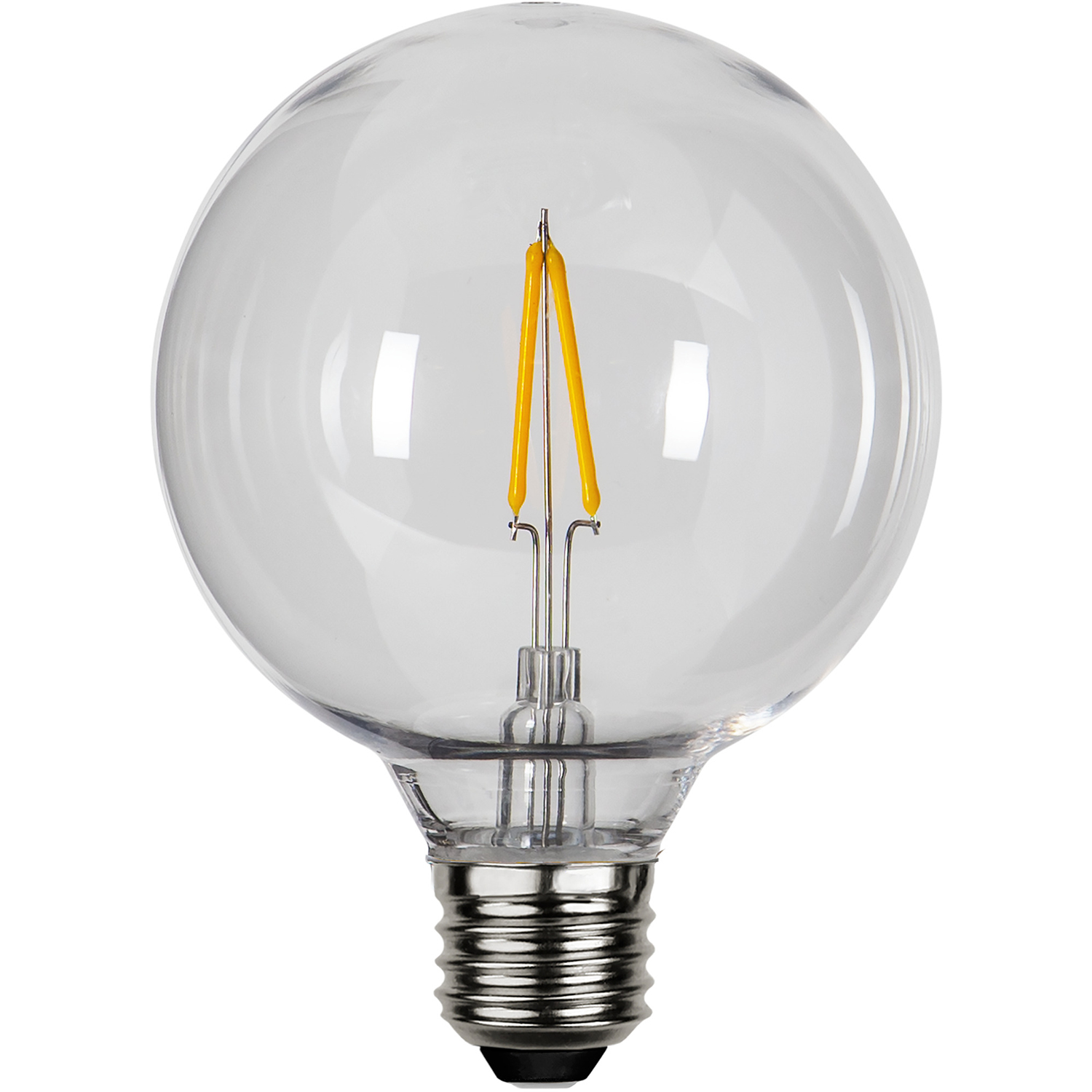 LED-lampa Star Trading Filament E27 G95 Outdoor Lighting PC Cover 1W