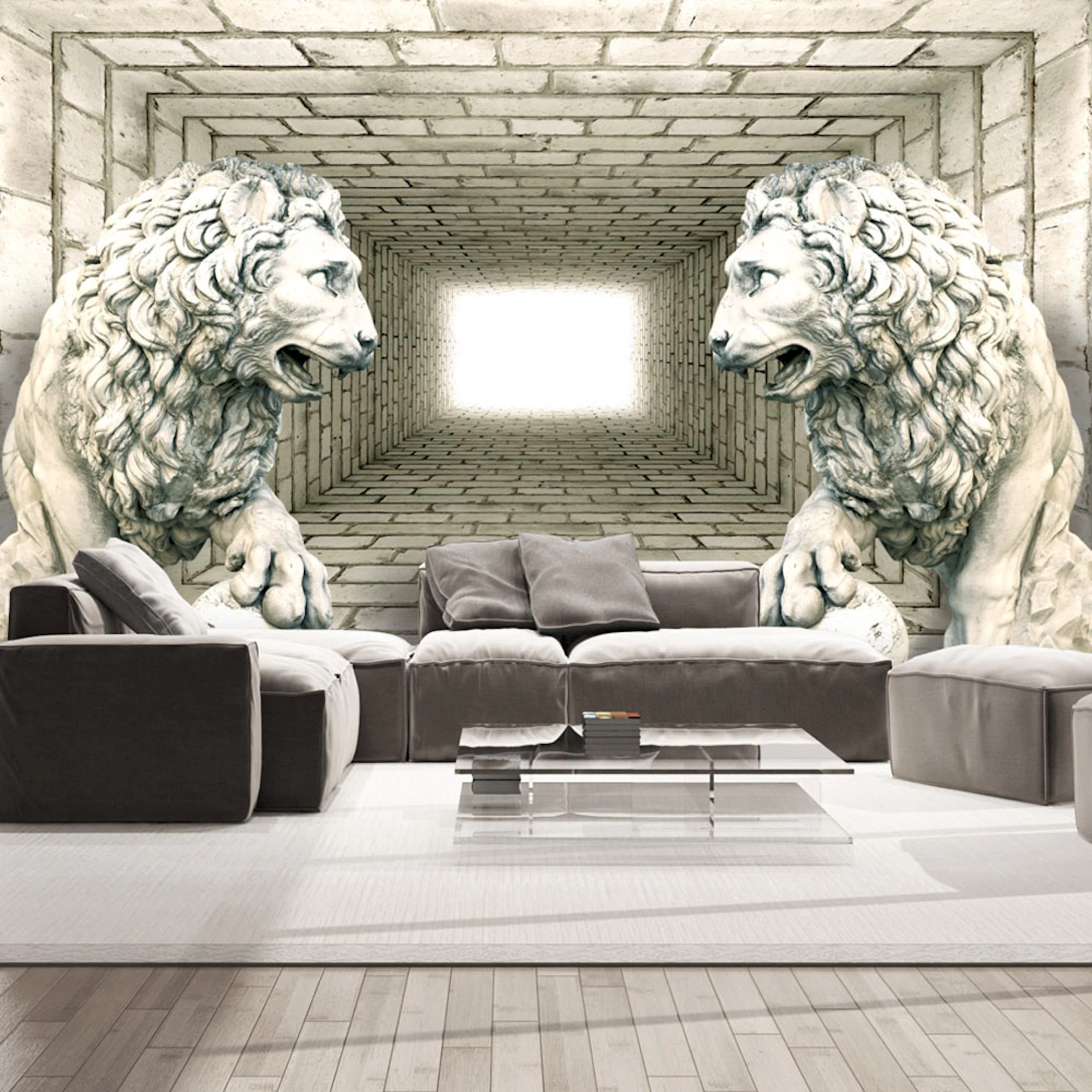 Fototapet Arkiio Självhäftande Chamber Of Lions