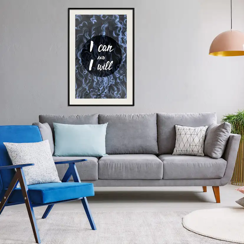 Poster Artgeist Affisch I Can and I Will
