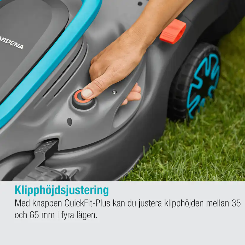 Batterigräsklippare Gardena PowerMax 32/18V P4A med Batteri och Laddare