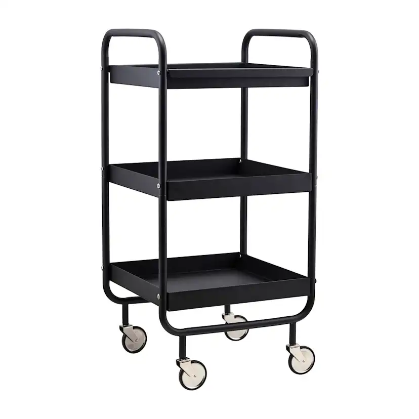 Serveringsvagn House Doctor Roll 850 mm Svart