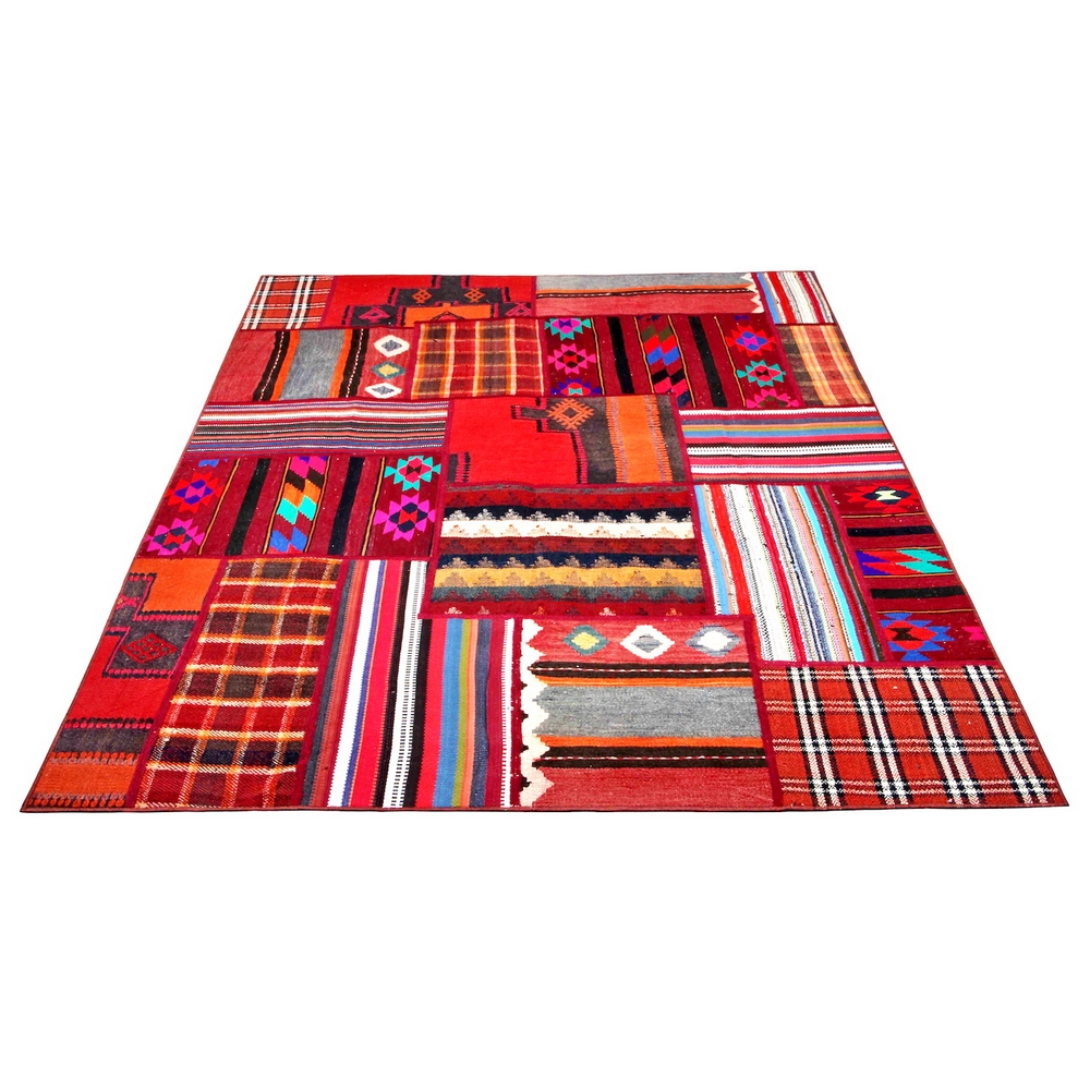 Persisk Patchworkmatta Arkiio 751605 Flerfärgad 156x205