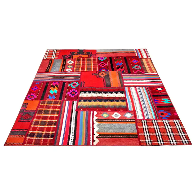 Persisk Patchworkmatta Arkiio 751605 Flerfärgad 156x205