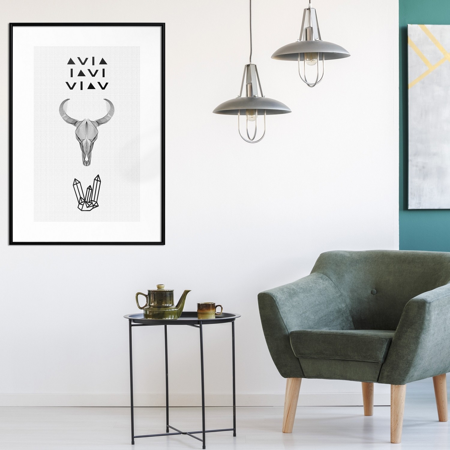 Poster Artgeist Affisch Animal Skull