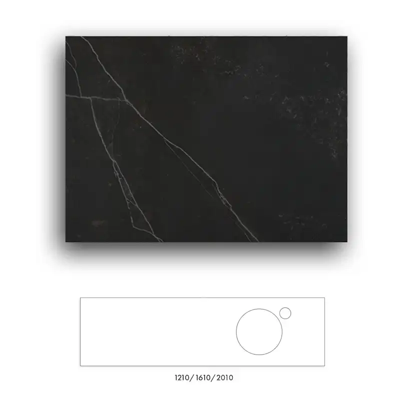 Bänkskiva Macro Design Crown+ Dekton 1610 till Tvättställsskåp Crown