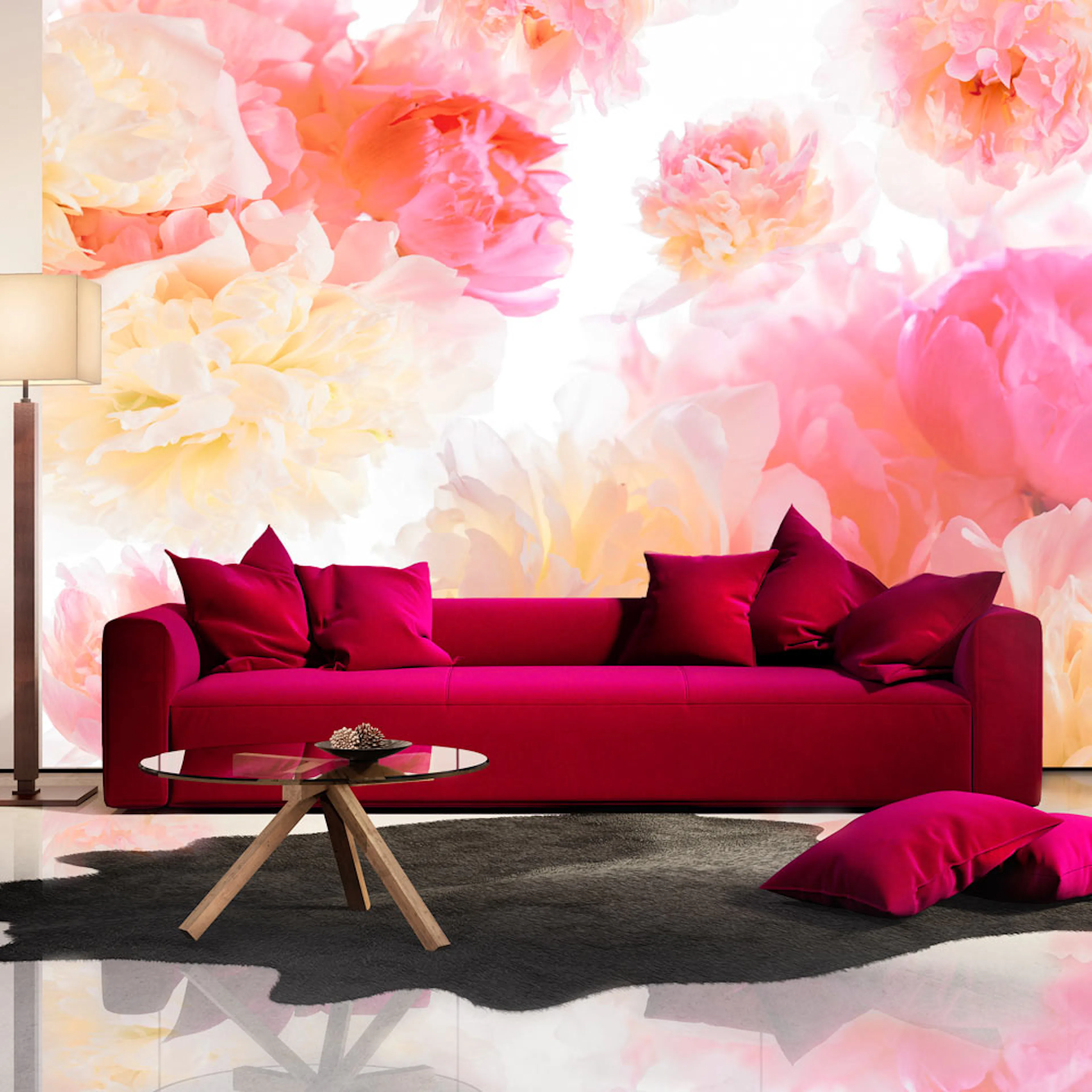 Fototapet Arkiio Pastel Peonies