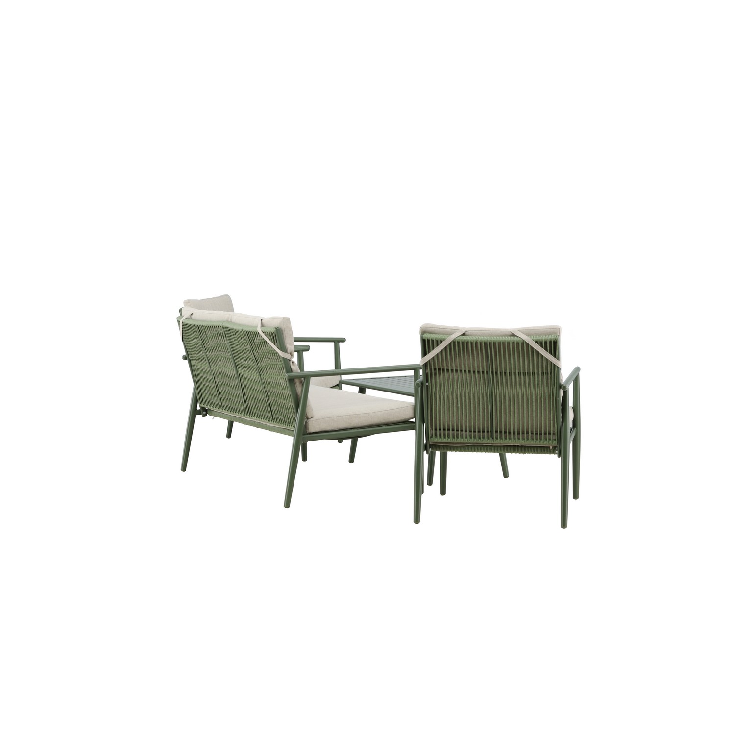 Mazzaro Sofa Set - Green / Beige Grön