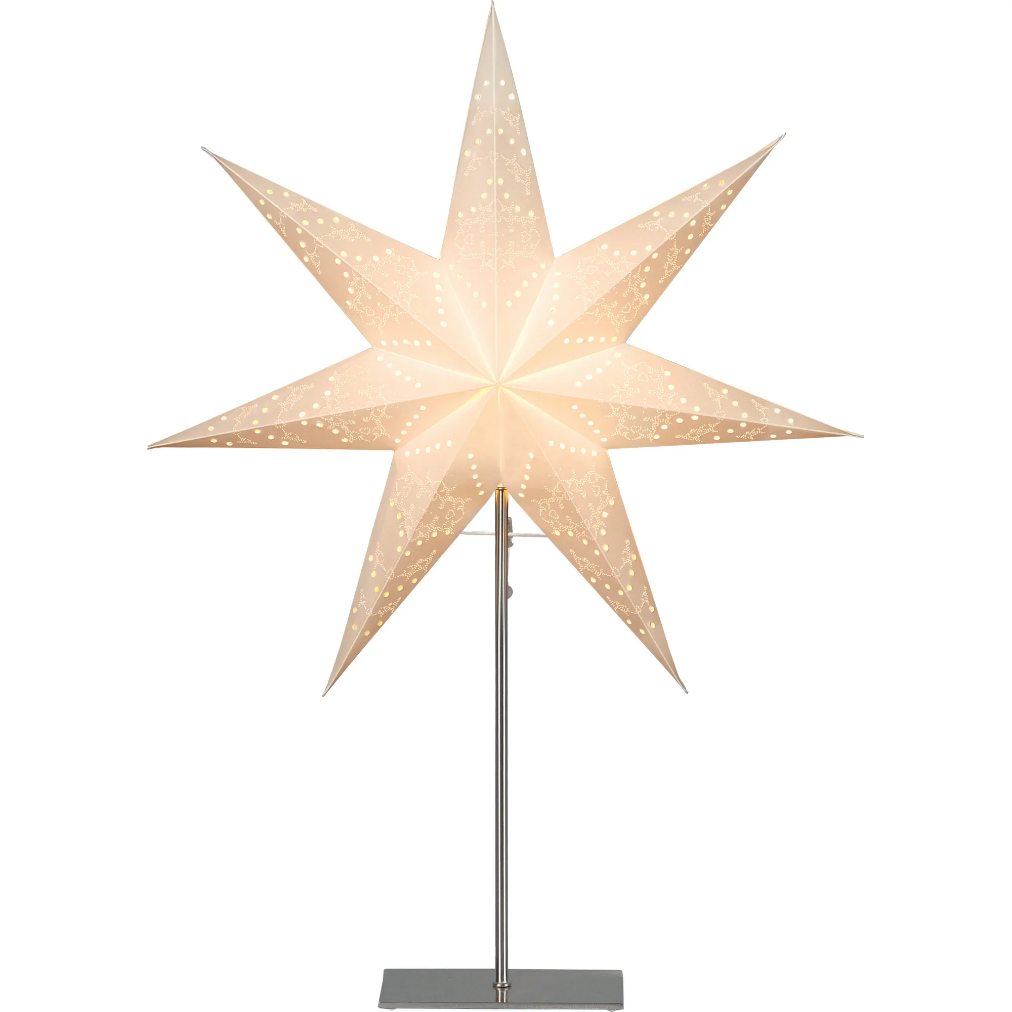 StjarnaPaFotSensy Vit, Höjd: 78 cm