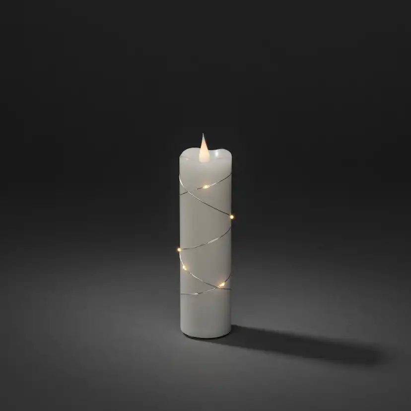 Vaxljus Gnosjö Konstsmide Micro-LED 1824-26 2xAA Batteriljus