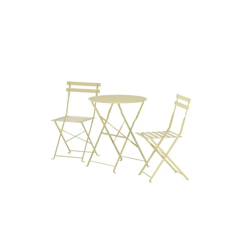 Caféset Venture Home Tao Fällbart Set med 2 stolar och 1 bord