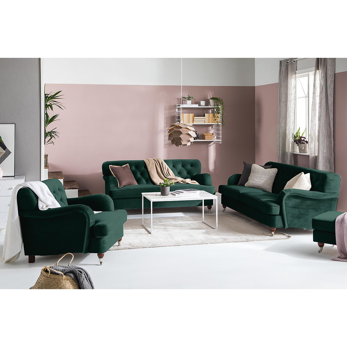 2-sitssoffa Scandinavian Choice Howard Riviera Sammet