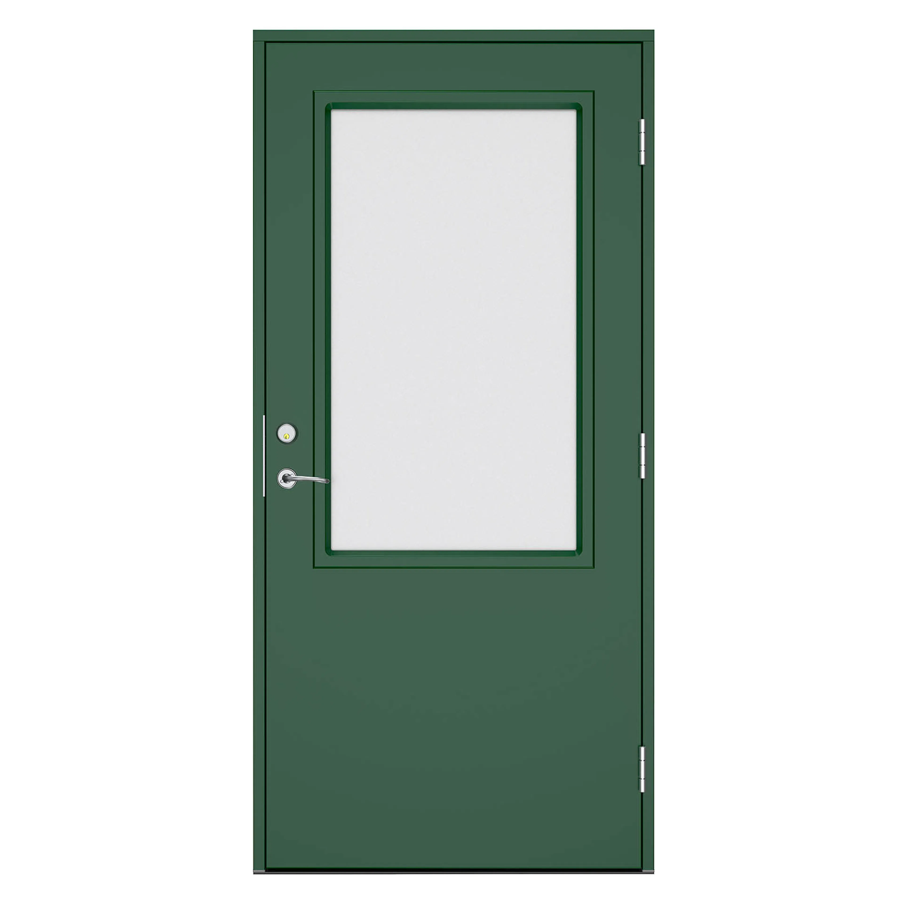 Ytterdörr Swedoor Advance-Line Vision AlbaBxH: 100x210 cm. Höger. NCS-S-6020-G10Y
