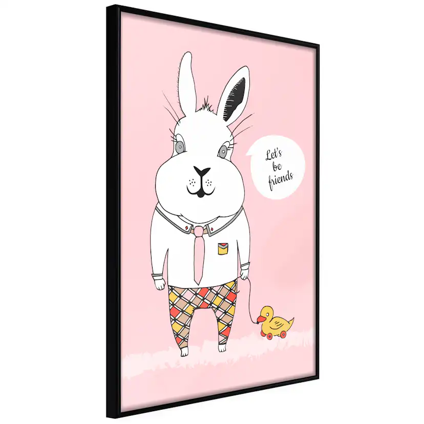Poster Artgeist Affisch Rabbit's Friend