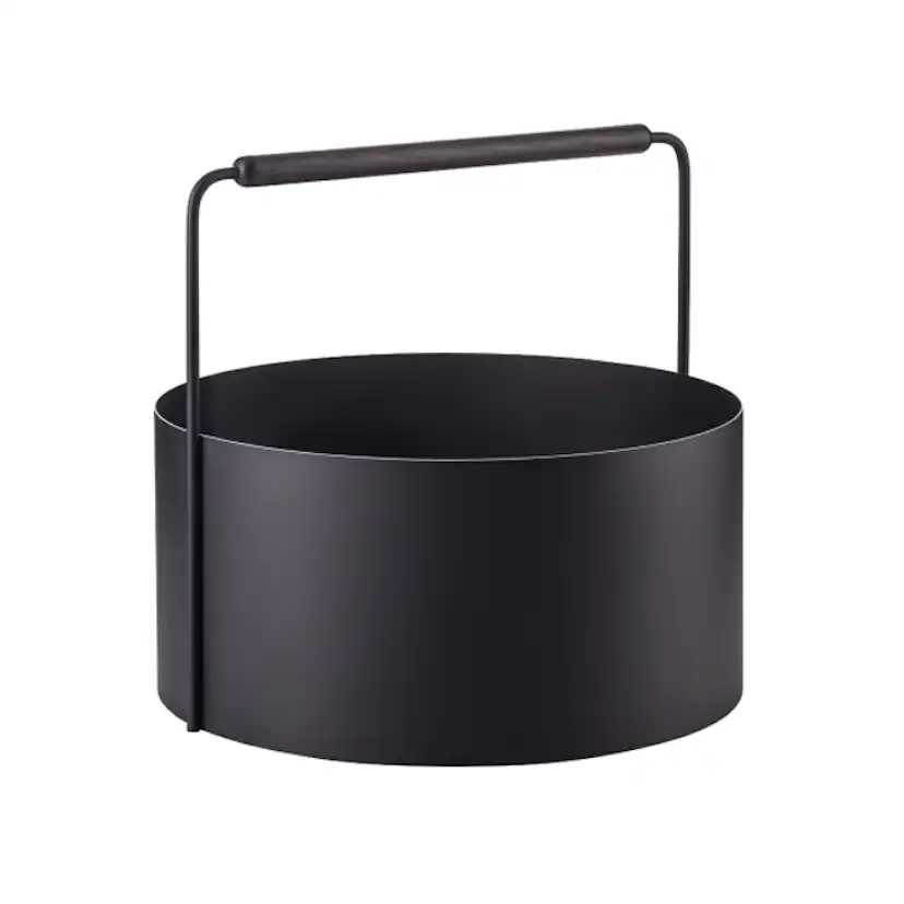 Ashi Vedkorg Large Svart
