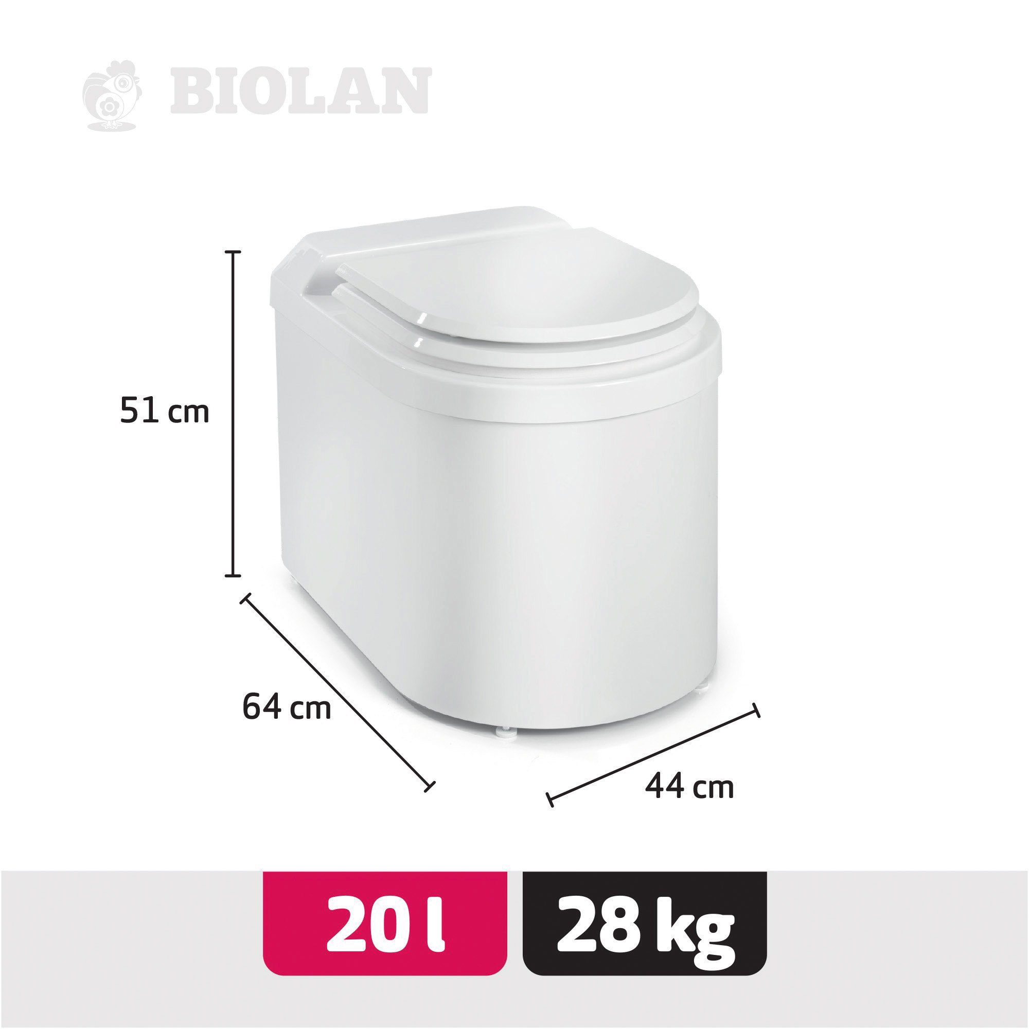 Frystoalett Biolan Icelett 20L