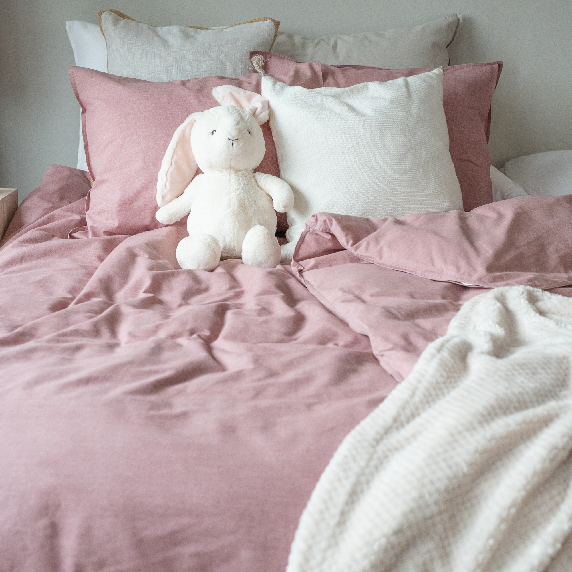 Påslakanset Borganäs of Sweden Washed Enkelsäng