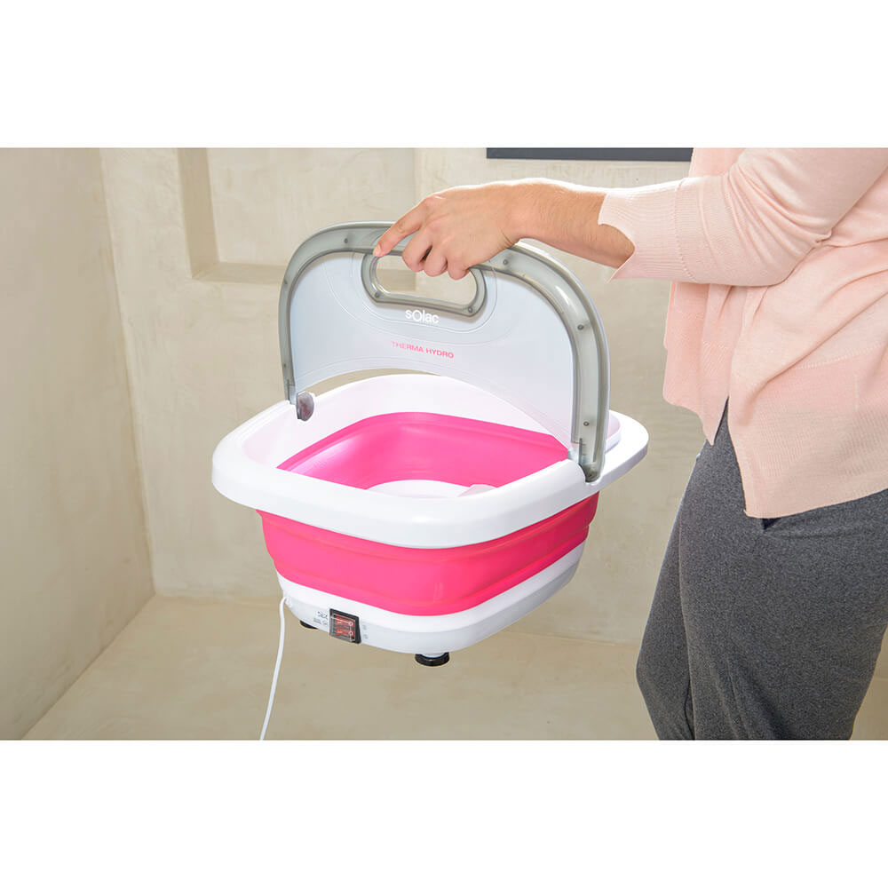 Fotbad med Massage Solac Therma Hydro Hopfällbar