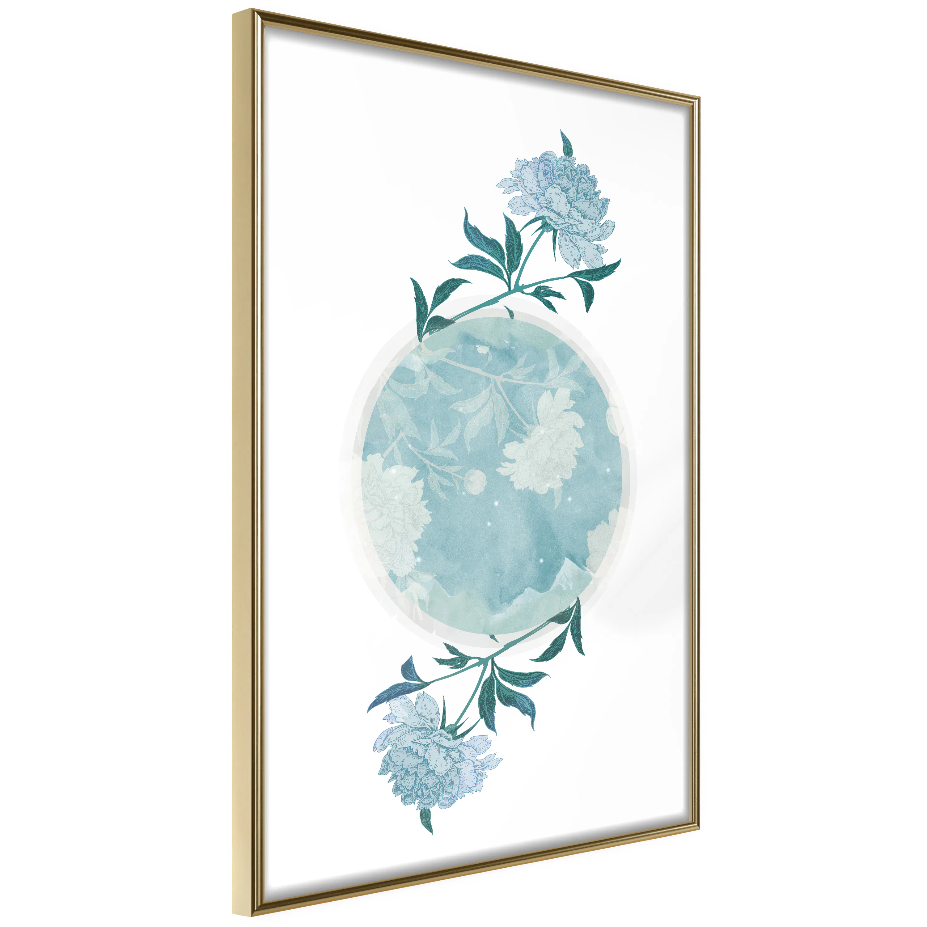Poster Artgeist Affisch Floral Planet