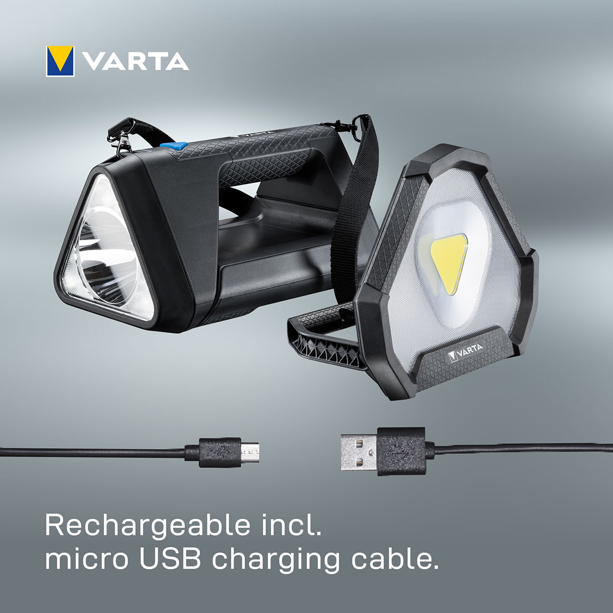 Arbetsbelysning Varta Work Flex Stadium Light Uppladdningsbar IP54