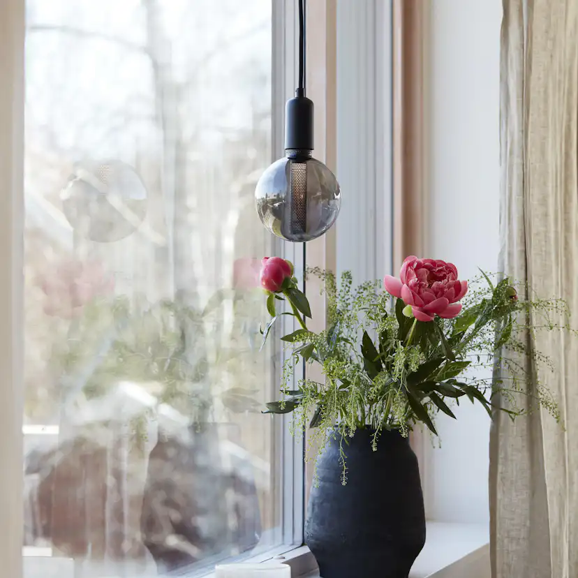 Column fönsterlampa Svart, 12,5cm Svart