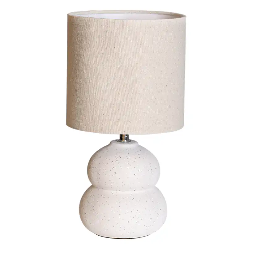 Bordslampa Cottex Lucie H28 cm Keramikfot med Lampskärm