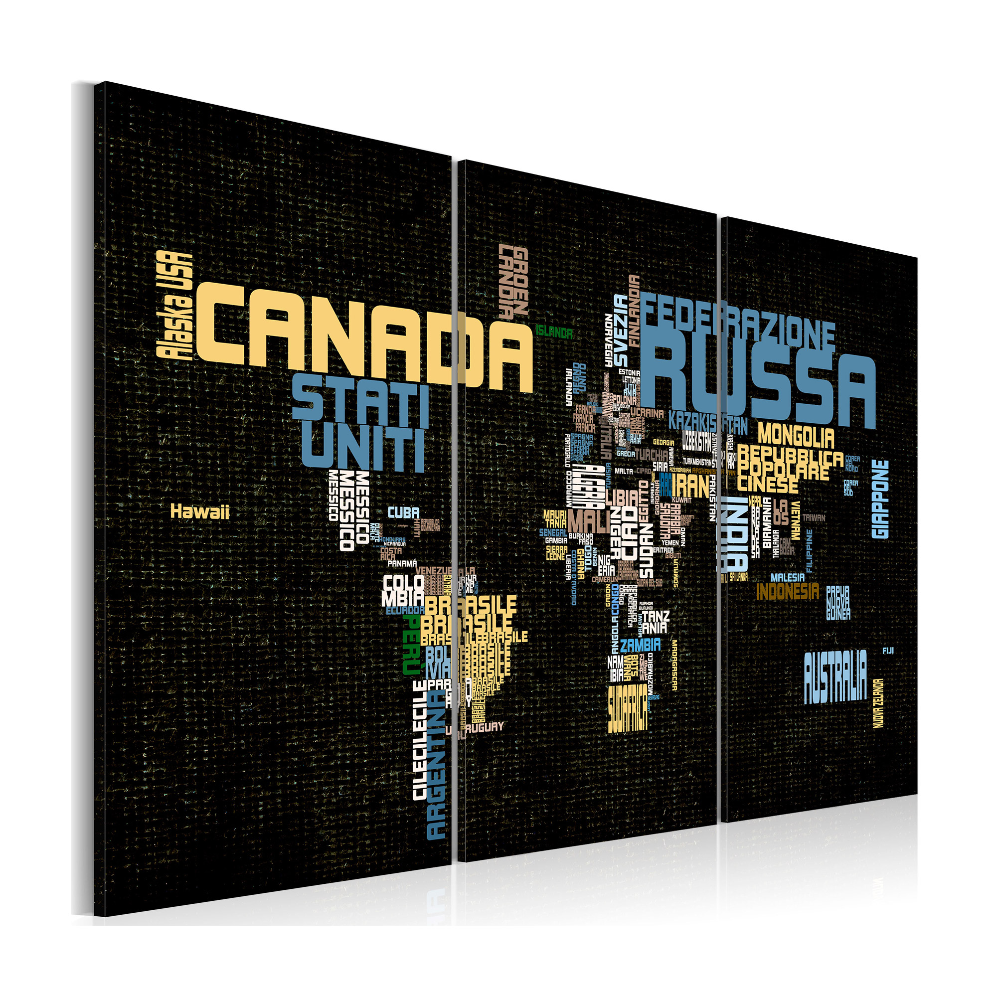 Tavla Arkiio The World Is Not Enough Triptych