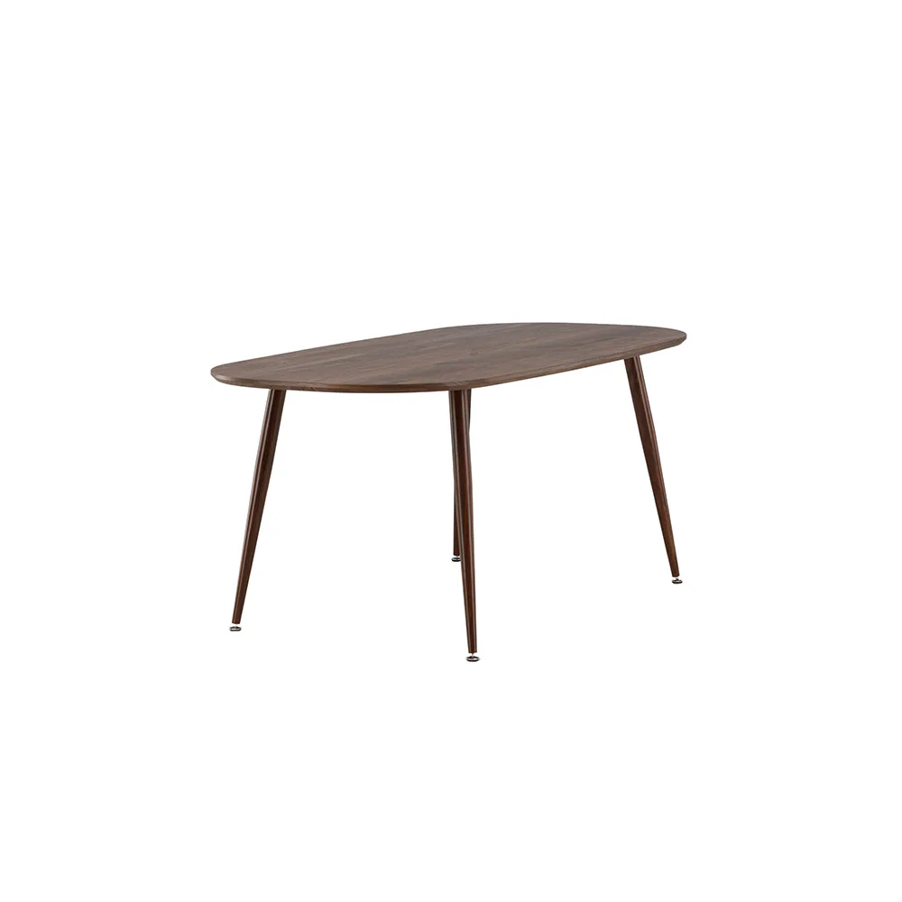 Matbord Venture Home Sanford Mörkbrunt Ovalt Bord 180 cm