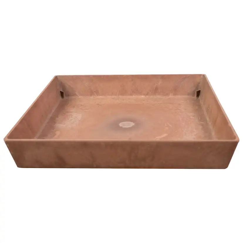 Fat ArtStone Ella Brun 19 x 19 x 3 cm Till Krukor