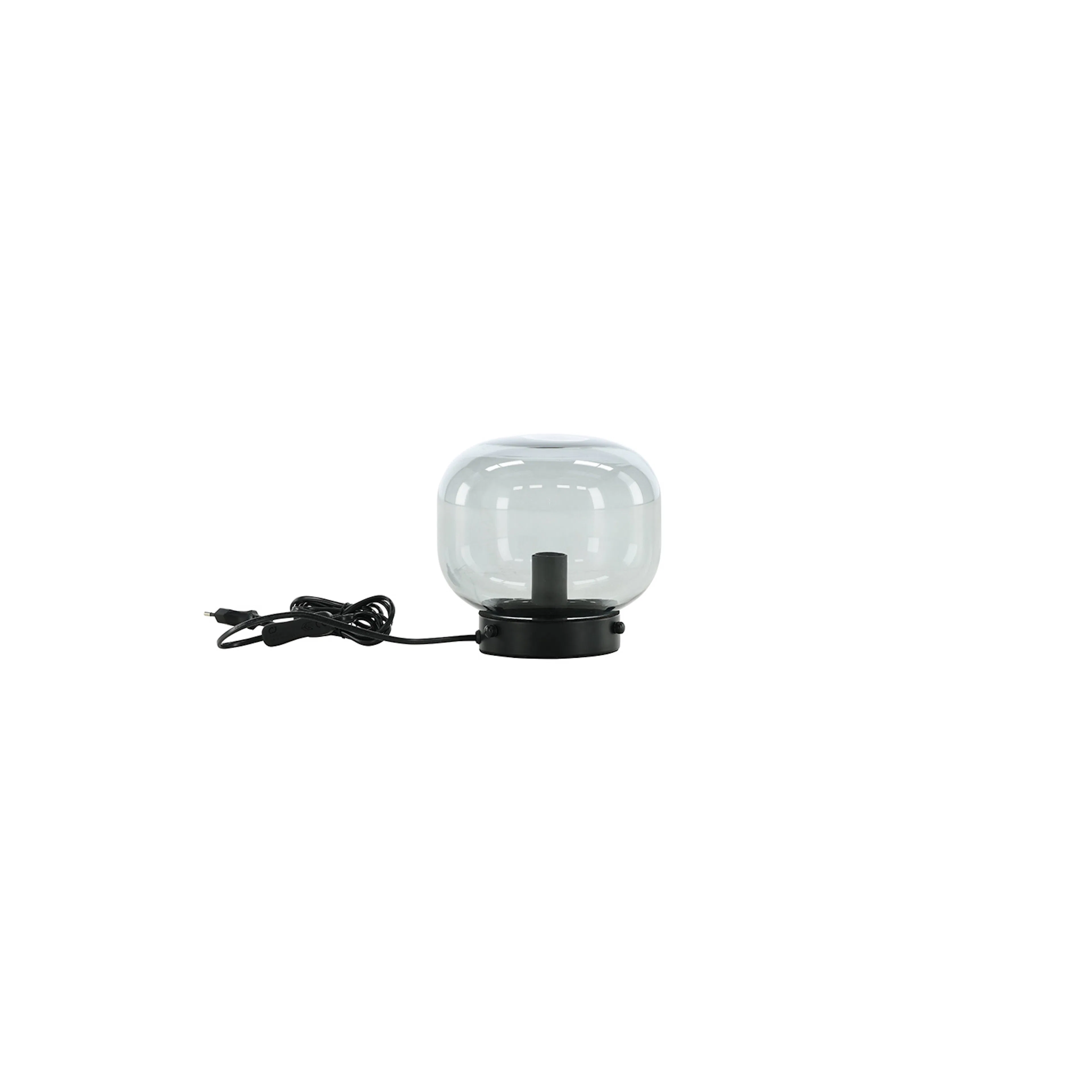 Bollonelie -Table Lamp - Black/Black smokey Glass Svart
