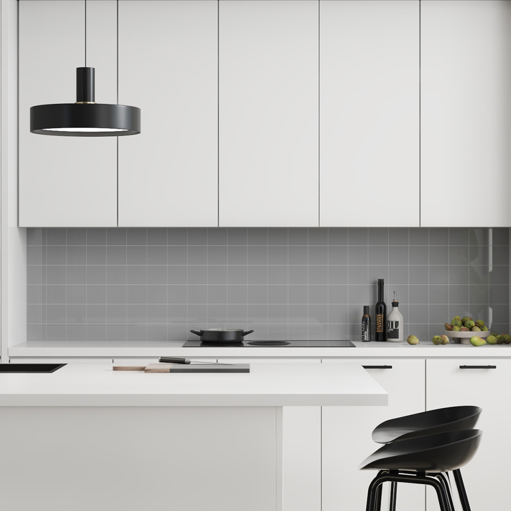 Stänkskyddsskiva Fibo 4115-KM1010 HG Medium Grey 11x620x580 mm