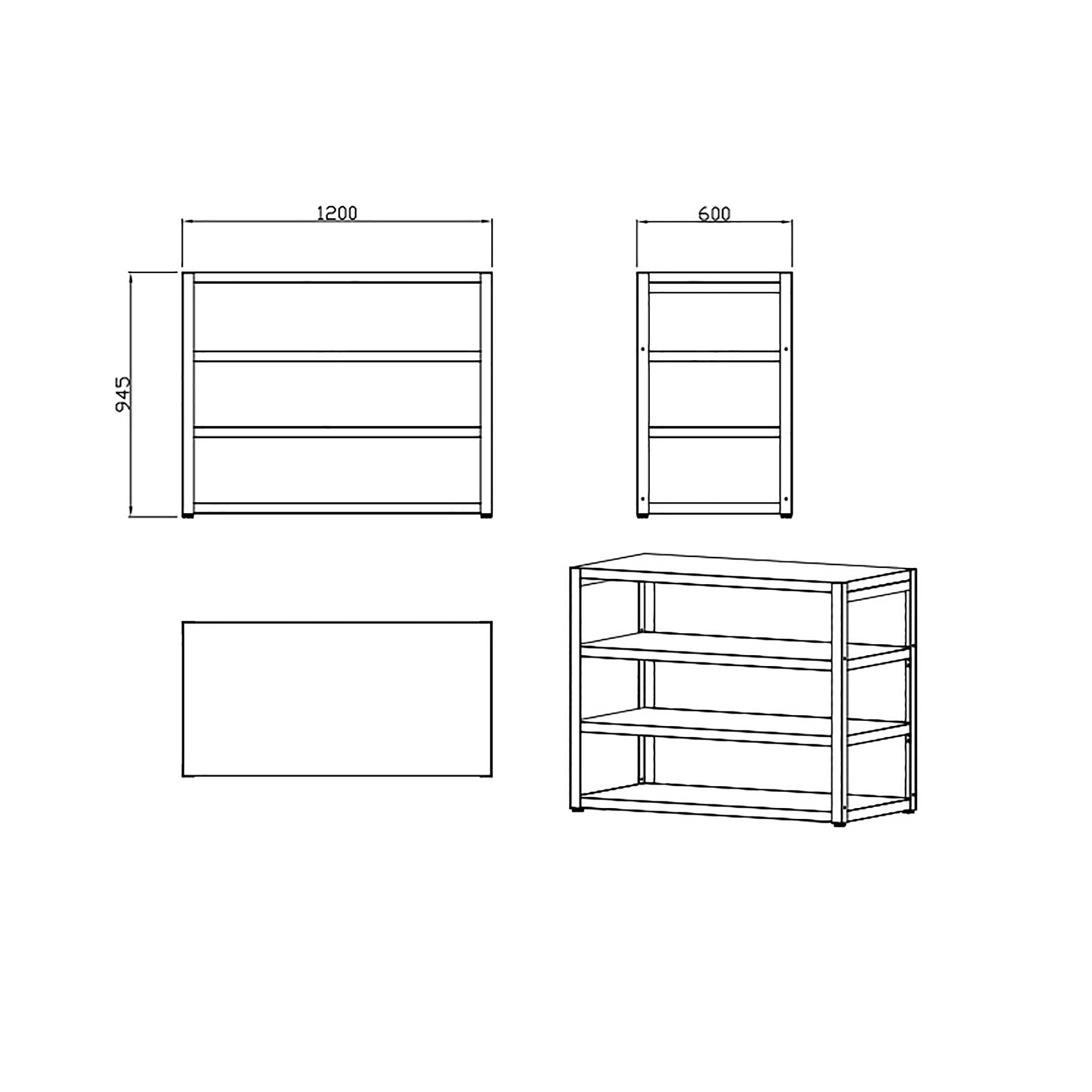 Arbetsbänk MyOutdoorKitchen Nordic Line 120 cm