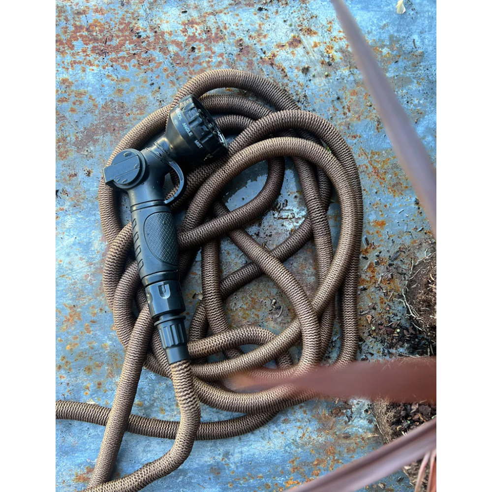 Trädgårdsslang By Benson Deluxe Set Mörk Sand 25 m