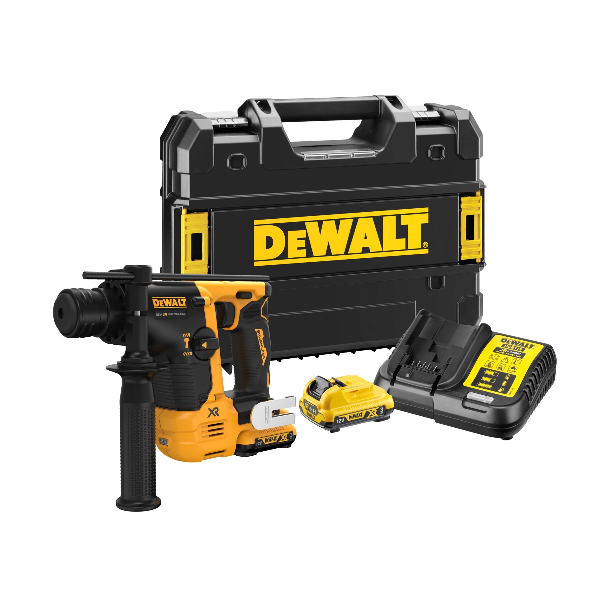 Borrhammare DeWalt DCH072L2 XR 14mm 12V 6 Ah Sds+