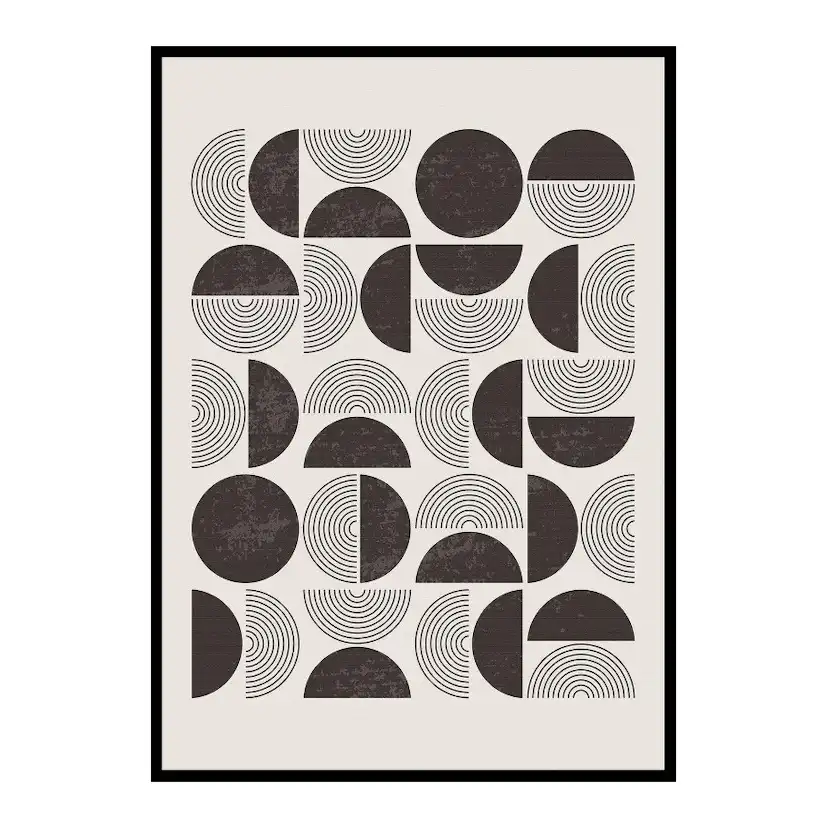 Poster Gallerix Geometric Cluster